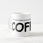 それはコーヒー…実際にあります コーヒーマグカップ (正面左)