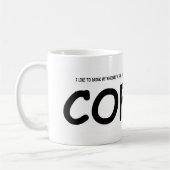 それはコーヒー…実際にあります コーヒーマグカップ (左)