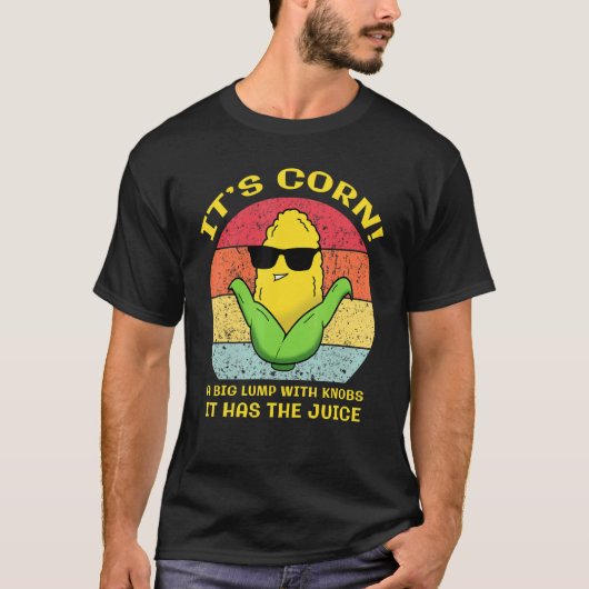 それはコーンだジュースを持っている Tシャツ (正面)