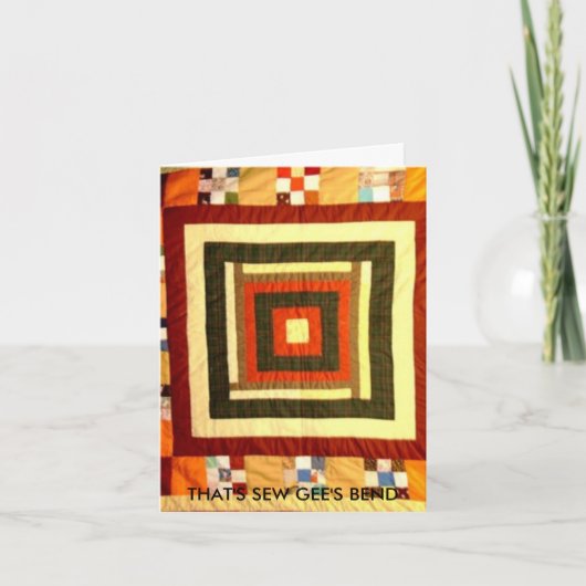 それはシュージーの曲がりだ サンキューカード (正面)