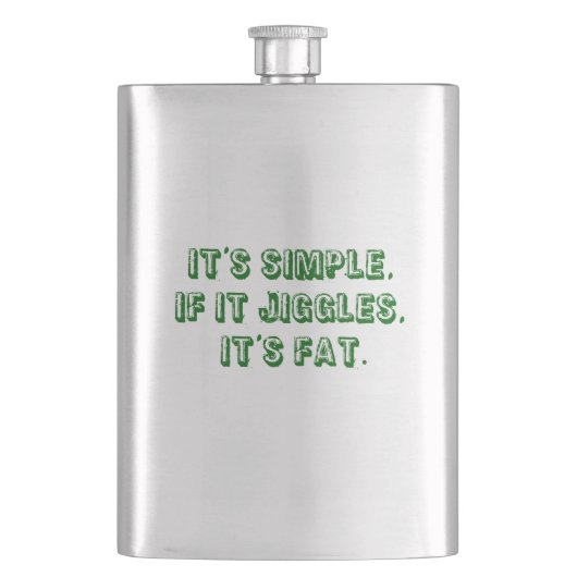 それはシンプル フラスク (正面)