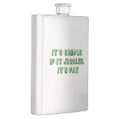 それはシンプル フラスク (右)