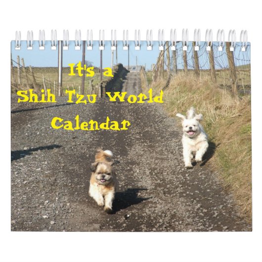 それはシーズー（犬）のTzu世界だ カレンダー (カバー)