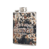 それはスタイルグランジのさびた文字だ フラスク (左)