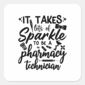 それはスパークル薬剤師薬局技術を多く要する スクエアシール (正面)