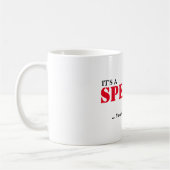 それはスペンサーの事です! 理解しません コーヒーマグカップ (左)