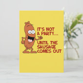それはソーセージのおもしろいな招待状までのパーティーではないです 招待状 (スタンド正面)