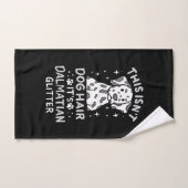 それはダルマティアンドッググリッター ハンドタオル (ハンドタオル)