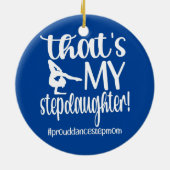 それはダンサーの義理の娘ダンスの義母だ セラミックオーナメント (裏面)