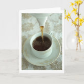 それはティータイムです カード (黄色い花)