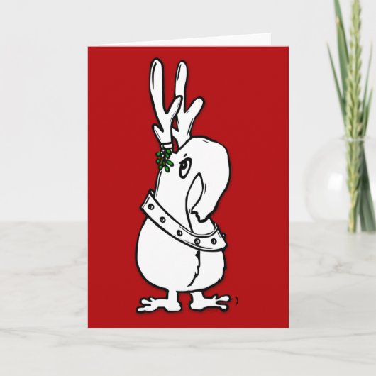 それはトナカイQwirkです。 カード。 フェスティバルいかに! シーズンカード (正面)