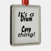 それはドラムcorp事です! メタルオーナメント (右)