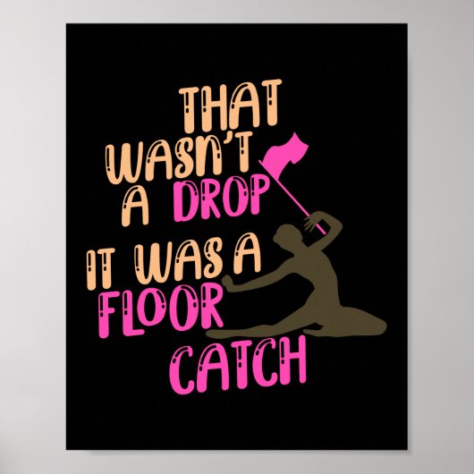 それはドロップカラーガードのマーチングバンドではなかった ポスター (正面)