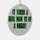 それはナースであるために実質の人を取ります! セラミックオーナメント (右)