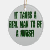 それはナースであるために実質の人を取ります! セラミックオーナメント (左)