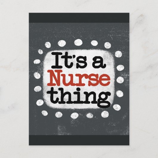 それはナース物はがき ポストカード (正面)