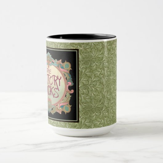 それはハンサムかかわいらしくまたはファンシーなマグです マグカップ (中央)