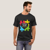 それはハート違うパズル自閉症である Tシャツ (正面フル)