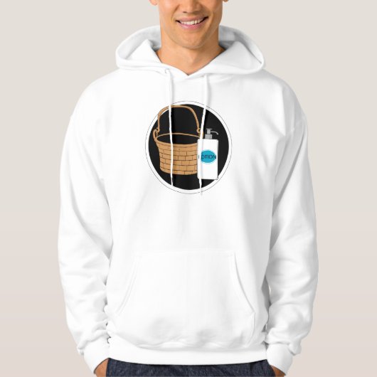 それはバスケットにローションを置きました パーカ (正面)