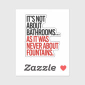 それはバスルームに関してではなく、それは決してそうではなかった シール (シート)