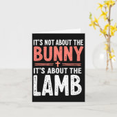 それはバニーの子羊のイースターのChrについてではない カード (黄色い花)