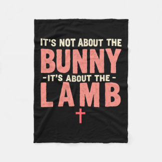 それはバニーの子羊のイースターのChrについてではない フリースブランケット