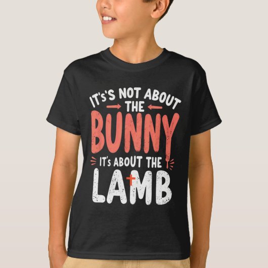 それはバニーの子羊のイースターのChrについてではない Tシャツ (正面)