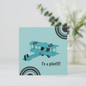 それはパイロット-男の赤ちゃんの発表カードです 案内状 (スタンド正面)