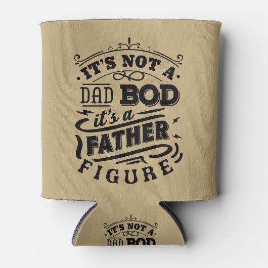 それはパパではないBod-Itは父親の姿おもしろい文字 缶クーラー (正面)