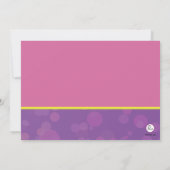 それはパーティの招待状です 招待状 (裏面)