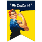 それはパーティーがこれを個人化するあなたのカスタムRosieです バンティングフラッグ (第3の旗)