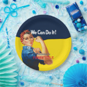 それはパーティーがこれを個人化するあなたのカスタムRosieです ペーパープレート (パーティー)