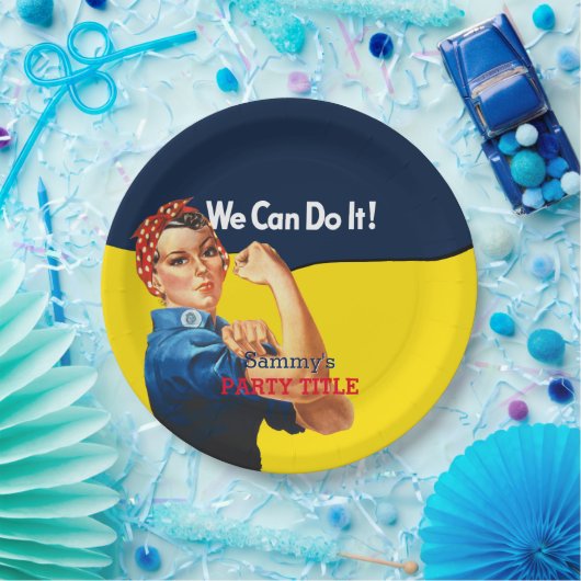 それはパーティーがこれを個人化するあなたのカスタムRosieです ペーパープレート (パーティー)