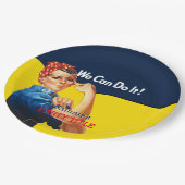 それはパーティーがこれを個人化するあなたのカスタムRosieです ペーパープレート (アングル)