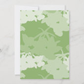 それはパーティーオレンジ(昆虫)オオカバマダラ、モナークバターフリィ誕生日 招待状 (裏面)