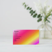 それはパーティー-影で覆われた名刺のテンプレートです 名刺 (スタンド正面)