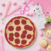 それはピザだ。ピザパーティー ペーパープレート (パーティー)