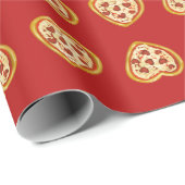 それはピザのアモーレ私のハートバレンタインデー ラッピングペーパー (ロールコーナー)