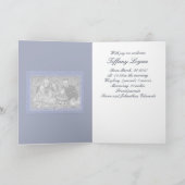 それはベビーカーの誕生の発表を用いる男の子です 案内状 (内部)