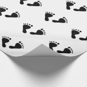それはベビー-ベビーの足です ラッピングペーパー (角)