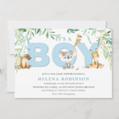 それはボーイブッシュベビーベビーシャワー招待状 招待状 (正面)