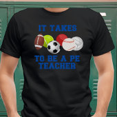 それはボールをPeの先生にする Tシャツ