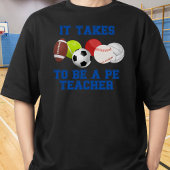 それはボールをPeの先生にする Tシャツ