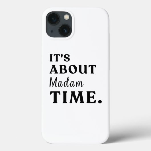 それはマダム時間選挙のギフト大統領のについてだ Case-Mate iPhoneケース (裏面)