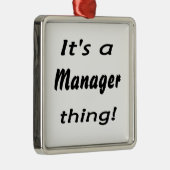 それはマネージャーの事です! メタルオーナメント (右)