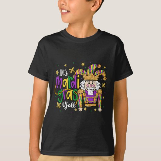 それはマルディグラスヤルくるみ割りハット男を見る Tシャツ (正面)