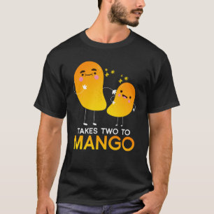 それはマンゴのフルーツのタンゴに2つを取ります Tシャツ