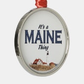 それはメインの事です: ポートランドヘッド軽いオーナメント メタルオーナメント (右)