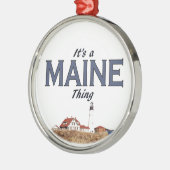 それはメインの事です: ポートランドヘッド軽いオーナメント メタルオーナメント (左)