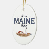 それはメインの事-灯台です セラミックオーナメント (左)